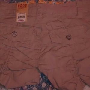 Brand new with tags girls size 1 khaki shorts